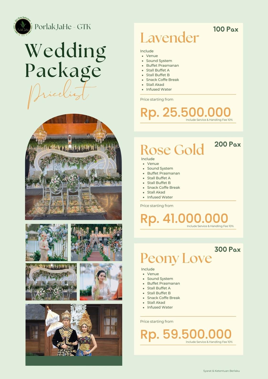 Weeding Package